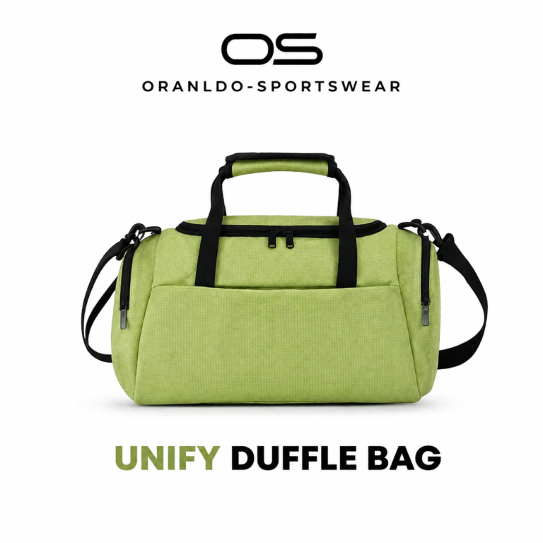 Unify Duffle Bag by Oranldo-Sportswear – Premium Green Sports Gym Travel Bag